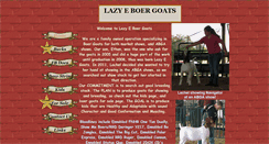Desktop Screenshot of lazyegoats.com